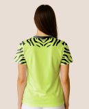 NEON GREEN BLACK STRIPE FOOTBALL JERSEY