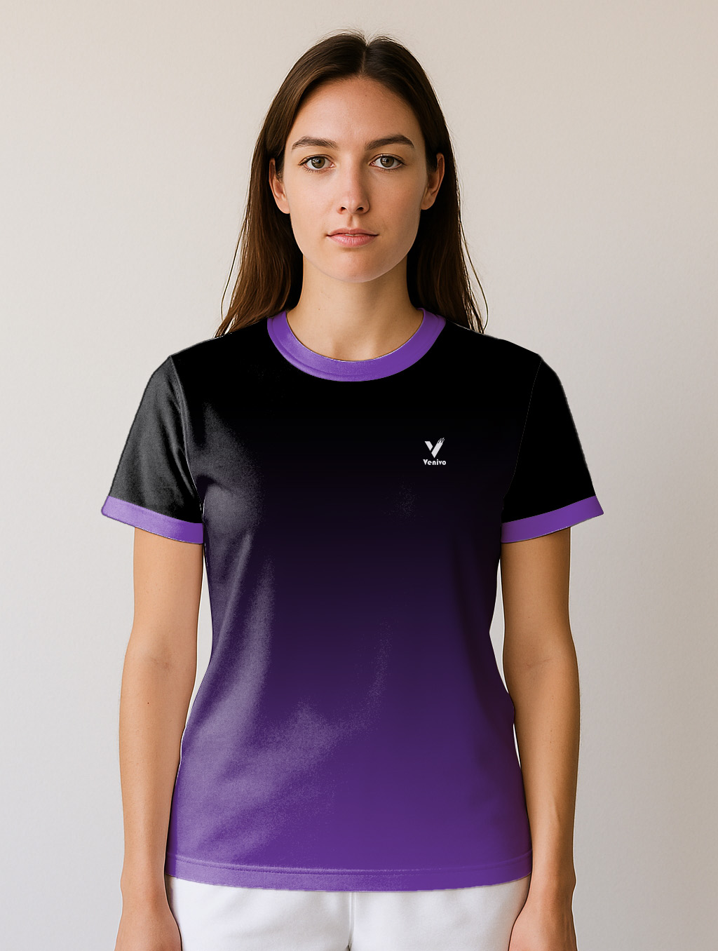 PURPLE GRADIENT FOOTBALL JERSEY