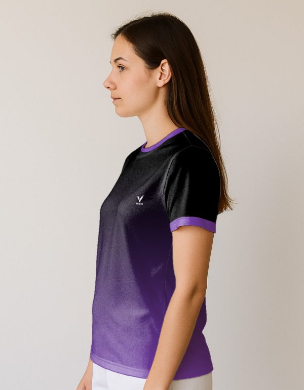 PURPLE GRADIENT FOOTBALL JERSEY - Image 3