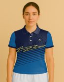 BLUE RENDER WOMEN CRICKET JERSEY