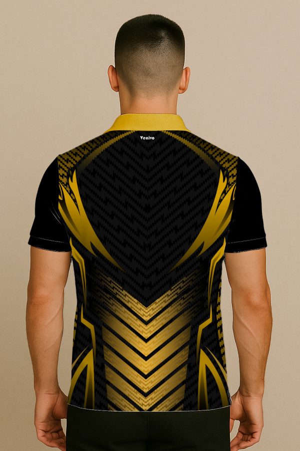 GOLDEN LINE CRICKET JERSEY - Image 2