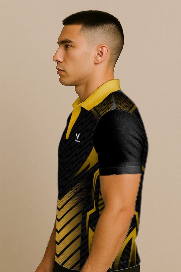 GOLDEN LINE CRICKET JERSEY - Image 3