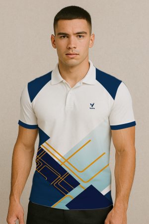 NAVY POLO CRICKET JERSEY