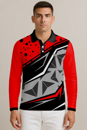 CRIMSON VORTEX FULL SLEEVE CRICKET JERSEY