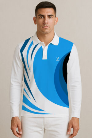 BLUE PHANTOM FULL SLEEVE CRICKET JERSEY