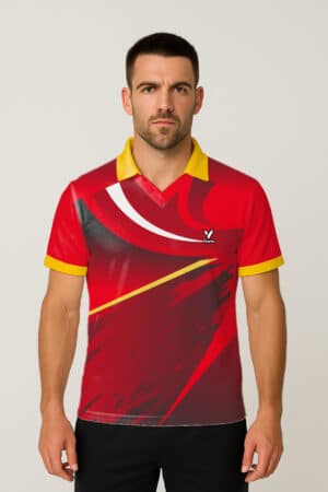 RED FLAME RUSH CRICKET JERSEY