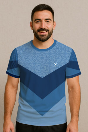 LIGHT AQUA BLUE FOOTBALL JERSEY