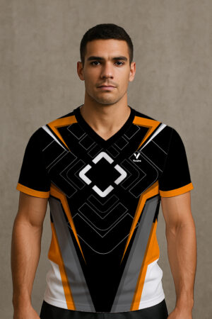 WEB MATRIX BLACK E SPORTS JERSEY