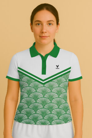 GREEN ACCENT POLO JERSEY