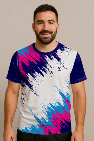 TIE-DYE SPLASH BADMINTON JERSEY