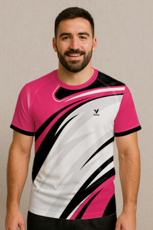 PINKBLACK LINE BADMINTON JERSEY