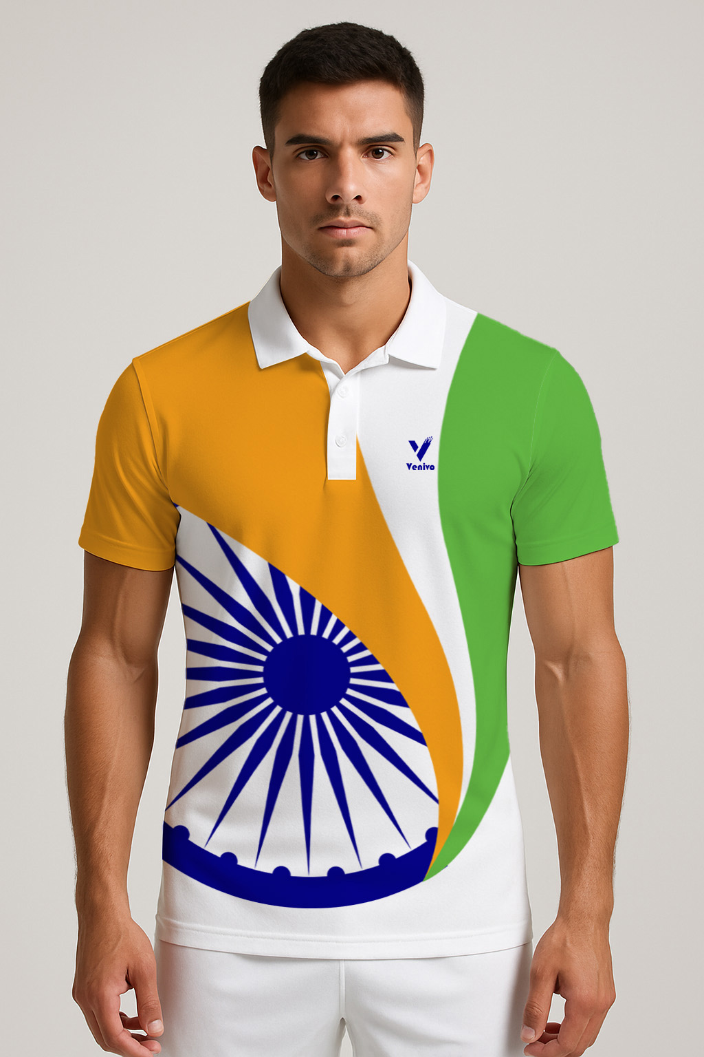 ASHOKA CHAKRA POLO JERSEY