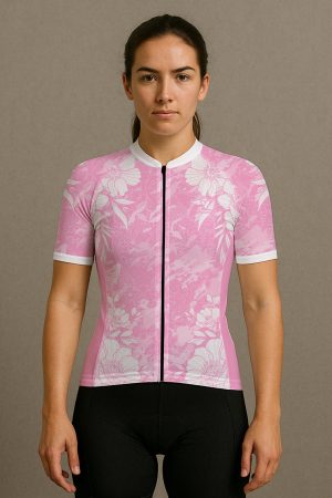 SOFT PINK WOMEN CYCLING JERSEY