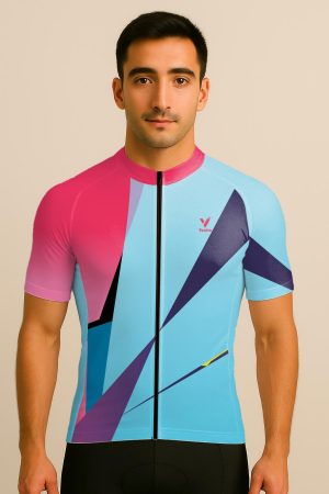 AQUA PINK CYCLING JERSEY