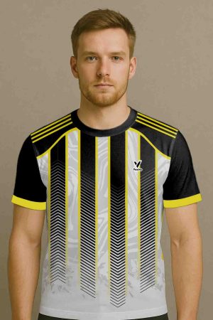 STRIPED FOOTBALL JERSEY