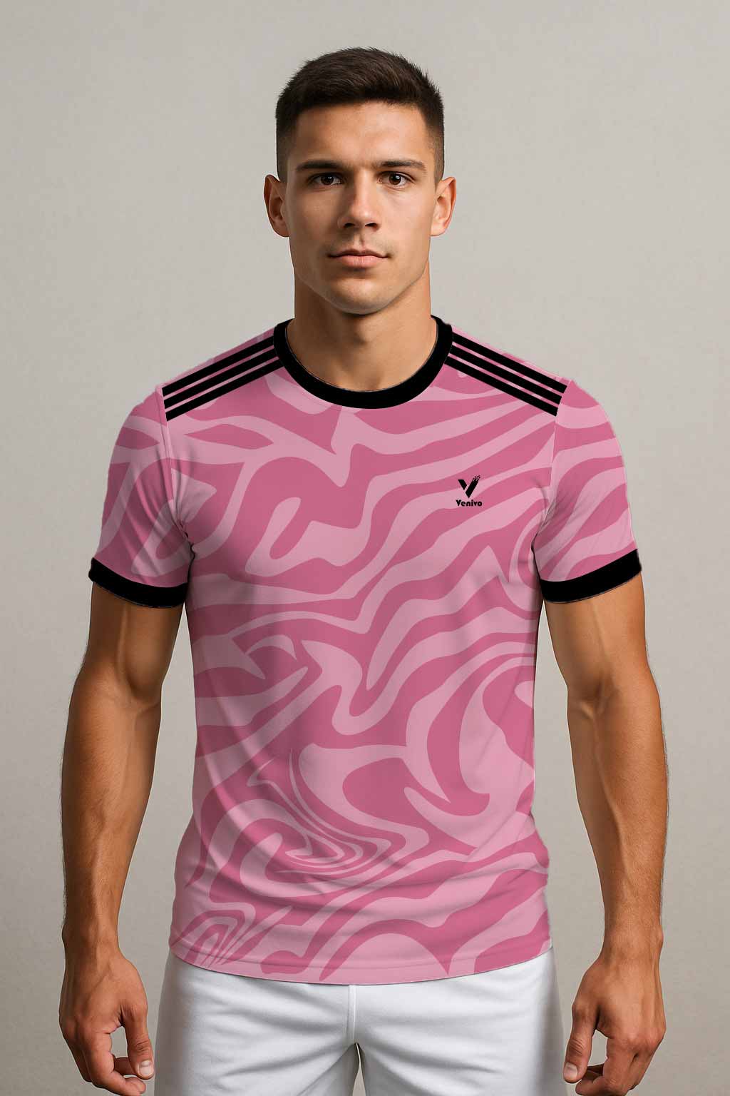 PINK WAVE FOOTBALL JERSEY