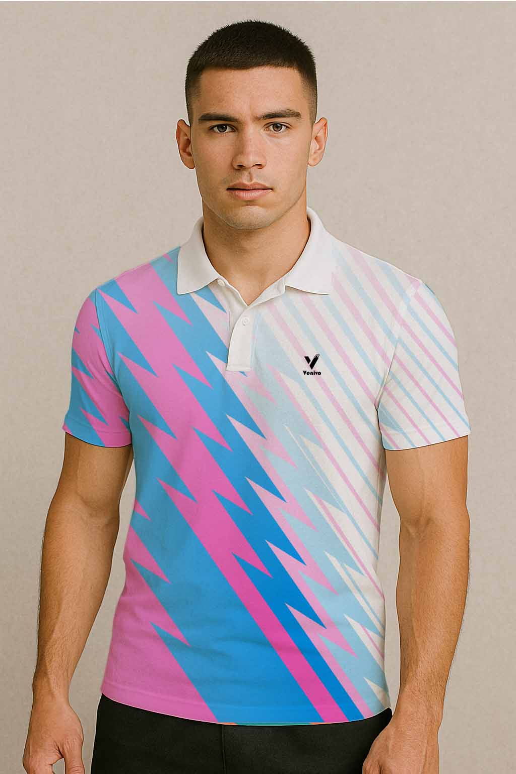 SYNTH WAVE CRICKET JERSEY