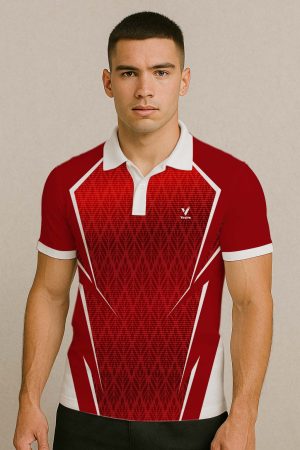 APEX RED CRICKET JERSEY