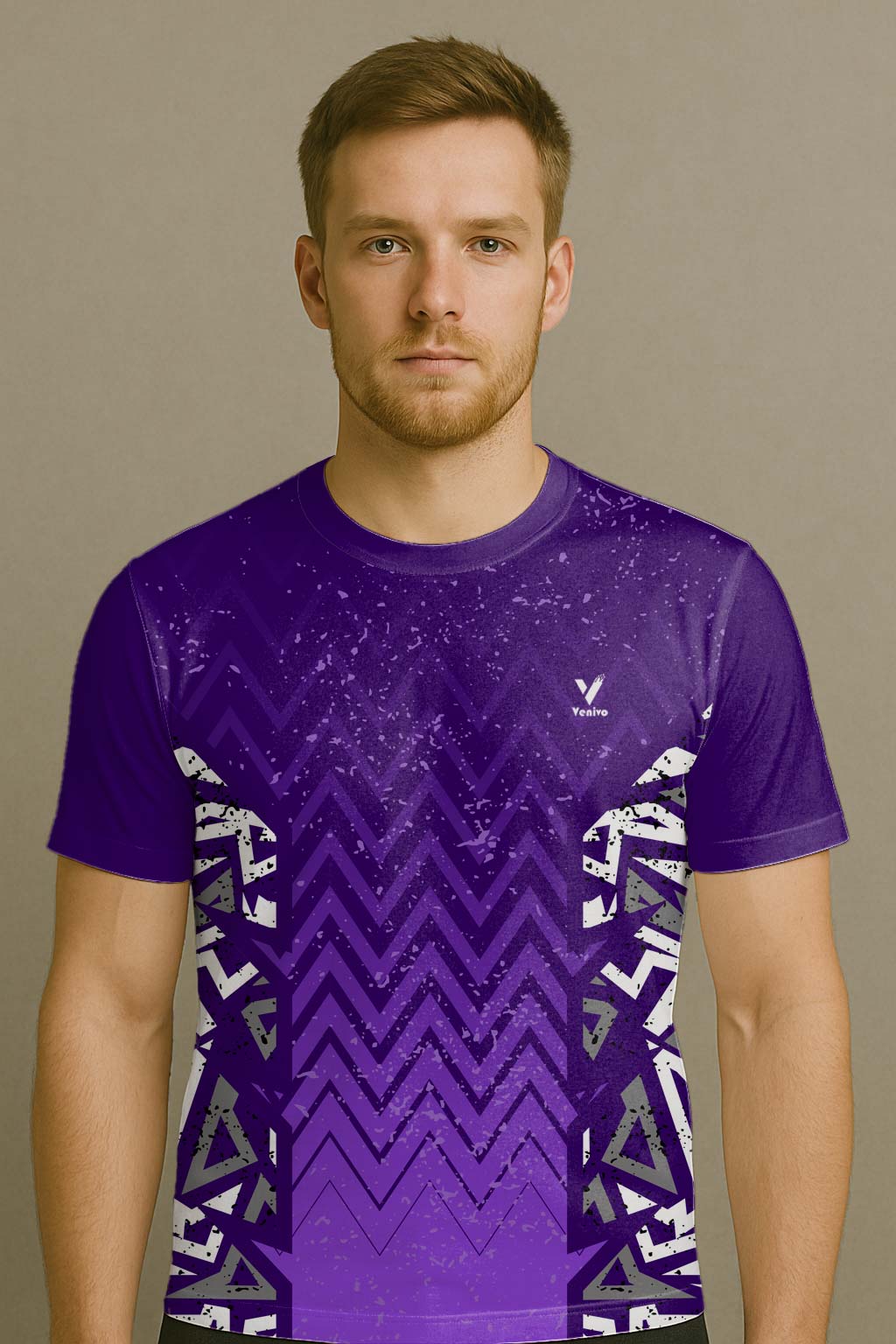 ZIGZAG GRUNGE FOOTBALL JERSEY
