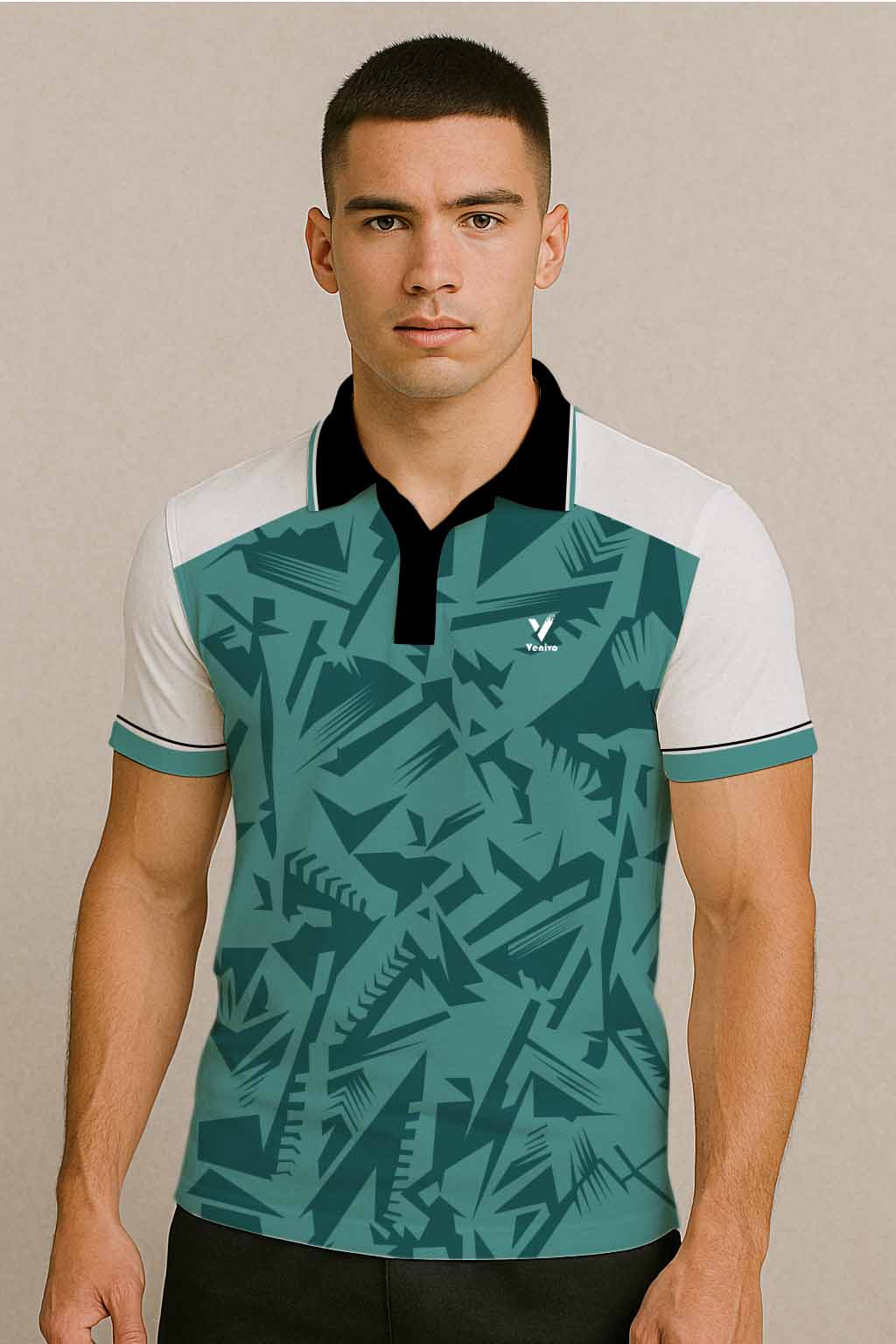 ANGULAR TIDE BADMINTON JERSEY