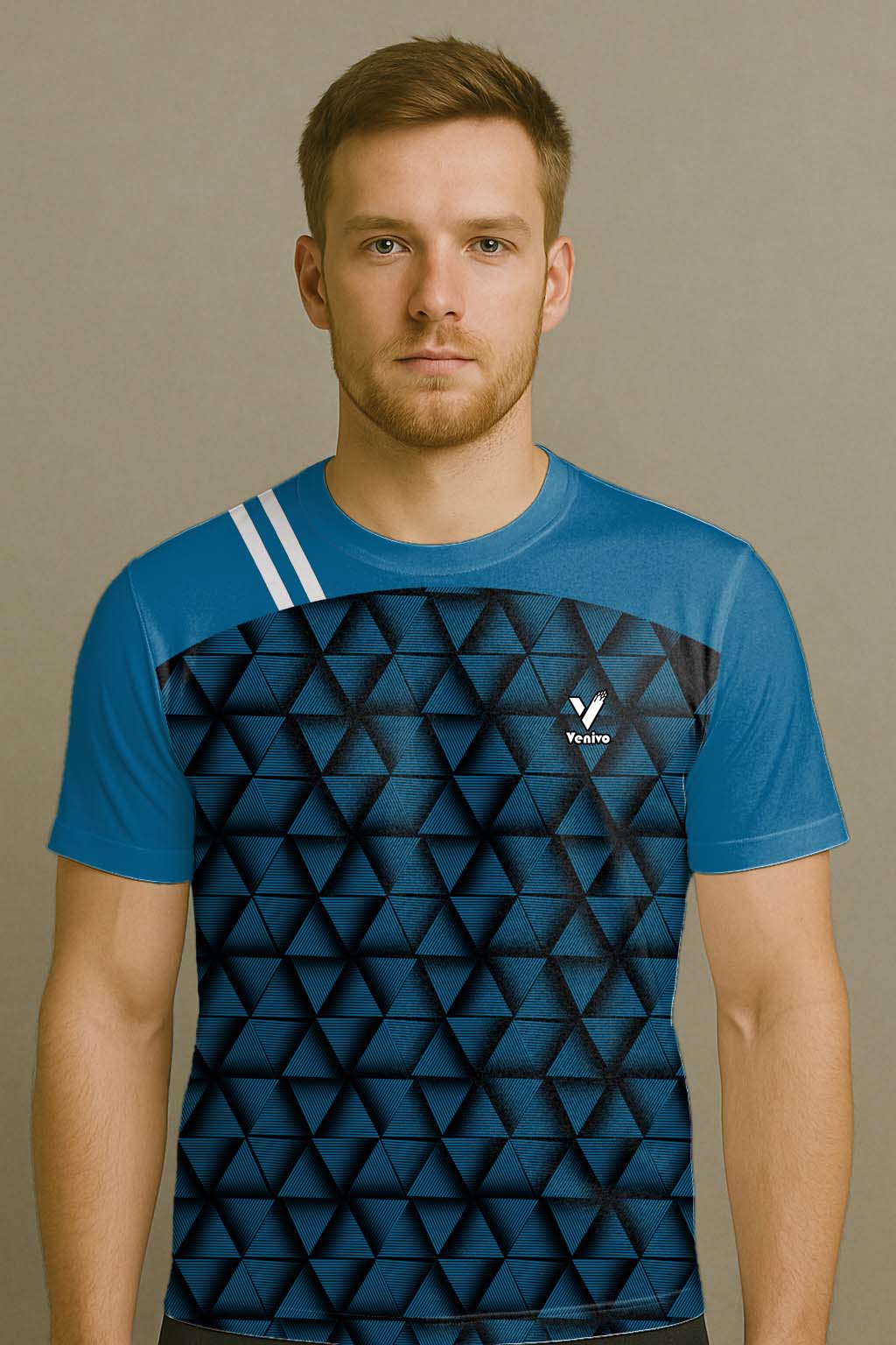 TRI- GRID GRAPHIC FOOTBALL JERSEY